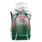 Algeria Rugby Custom Sleeveless Hoodie Go Les Lionceaux - African Pride