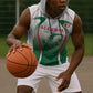 Algeria Rugby Custom Sleeveless Hoodie Go Les Lionceaux - African Pride
