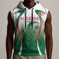 Algeria Rugby Custom Sleeveless Hoodie Go Les Lionceaux - African Pride