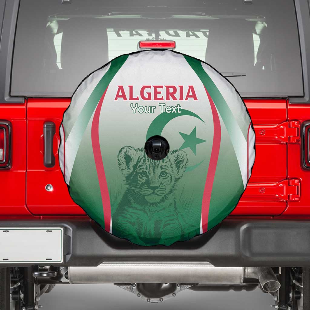 Algeria Rugby Custom Spare Tire Cover Go Les Lionceaux