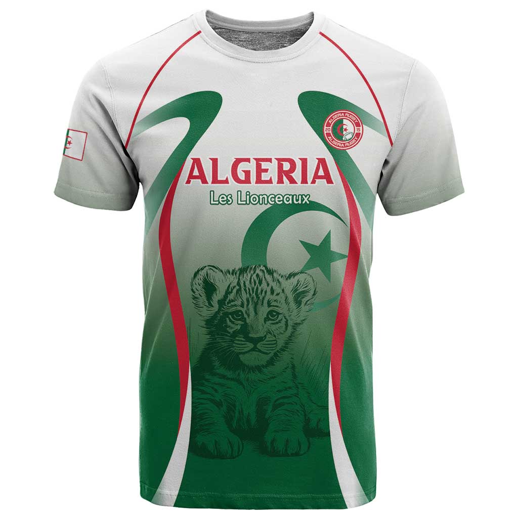 Algeria Rugby Custom T shirt Go Les Lionceaux