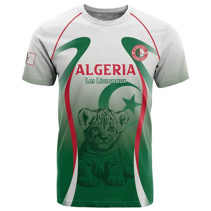 Algeria Rugby Custom T shirt Go Les Lionceaux