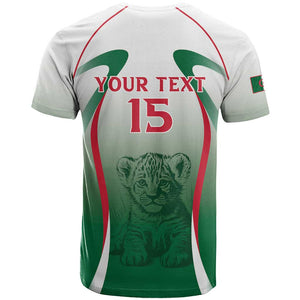 Algeria Rugby Custom T shirt Go Les Lionceaux