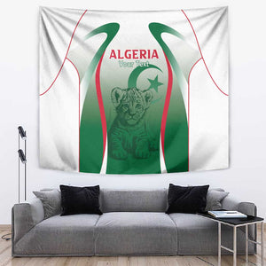 Algeria Rugby Custom Tapestry Go Les Lionceaux