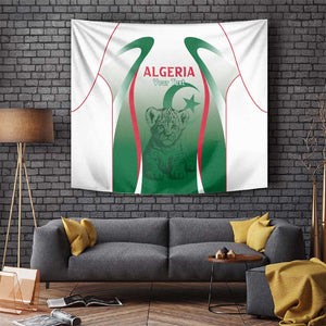 Algeria Rugby Custom Tapestry Go Les Lionceaux