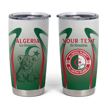 Algeria Rugby Custom Tumbler Cup Go Les Lionceaux