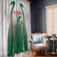 Algeria Rugby Custom Window Curtain Go Les Lionceaux