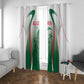 Algeria Rugby Custom Window Curtain Go Les Lionceaux