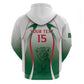 Algeria Rugby Custom Zip Hoodie Go Les Lionceaux