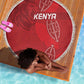 Jamhuri ya Kenya Rugby Beach Blanket Kenyan Shield Style - Red Color
