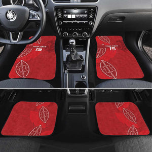 Jamhuri ya Kenya Rugby Car Mats Kenyan Shield Style - Red Color