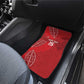 Jamhuri ya Kenya Rugby Car Mats Kenyan Shield Style - Red Color