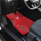 Jamhuri ya Kenya Rugby Car Mats Kenyan Shield Style - Red Color
