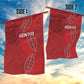 Jamhuri ya Kenya Rugby Garden Flag Kenyan Shield Style - Red Color