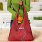 Jamhuri ya Kenya Rugby Grocery Bag Kenyan Shield Style - Red Color