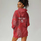 Jamhuri ya Kenya Rugby Custom Hoodie Dress Kenyan Shield Style - Red Color