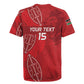 Jamhuri ya Kenya Rugby Custom Rugby Jersey Kenyan Shield Style - Red Color