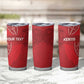 Jamhuri ya Kenya Rugby Custom Tumbler Cup Kenyan Shield Style - Red Color