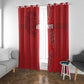 Jamhuri ya Kenya Rugby Window Curtain Kenyan Shield Style - Red Color