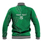 Jamhuri ya Kenya Rugby Custom Baseball Jacket Kenyan Shield Style - Green Color
