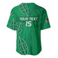 Jamhuri ya Kenya Rugby Custom Baseball Jersey Kenyan Shield Style - Green Color