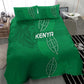 Jamhuri ya Kenya Rugby Bedding Set Kenyan Shield Style - Green Color