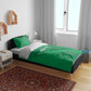 Jamhuri ya Kenya Rugby Bedding Set Kenyan Shield Style - Green Color