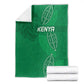 Jamhuri ya Kenya Rugby Blanket Kenyan Shield Style - Green Color