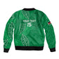 Jamhuri ya Kenya Rugby Custom Bomber Jacket Kenyan Shield Style - Green Color