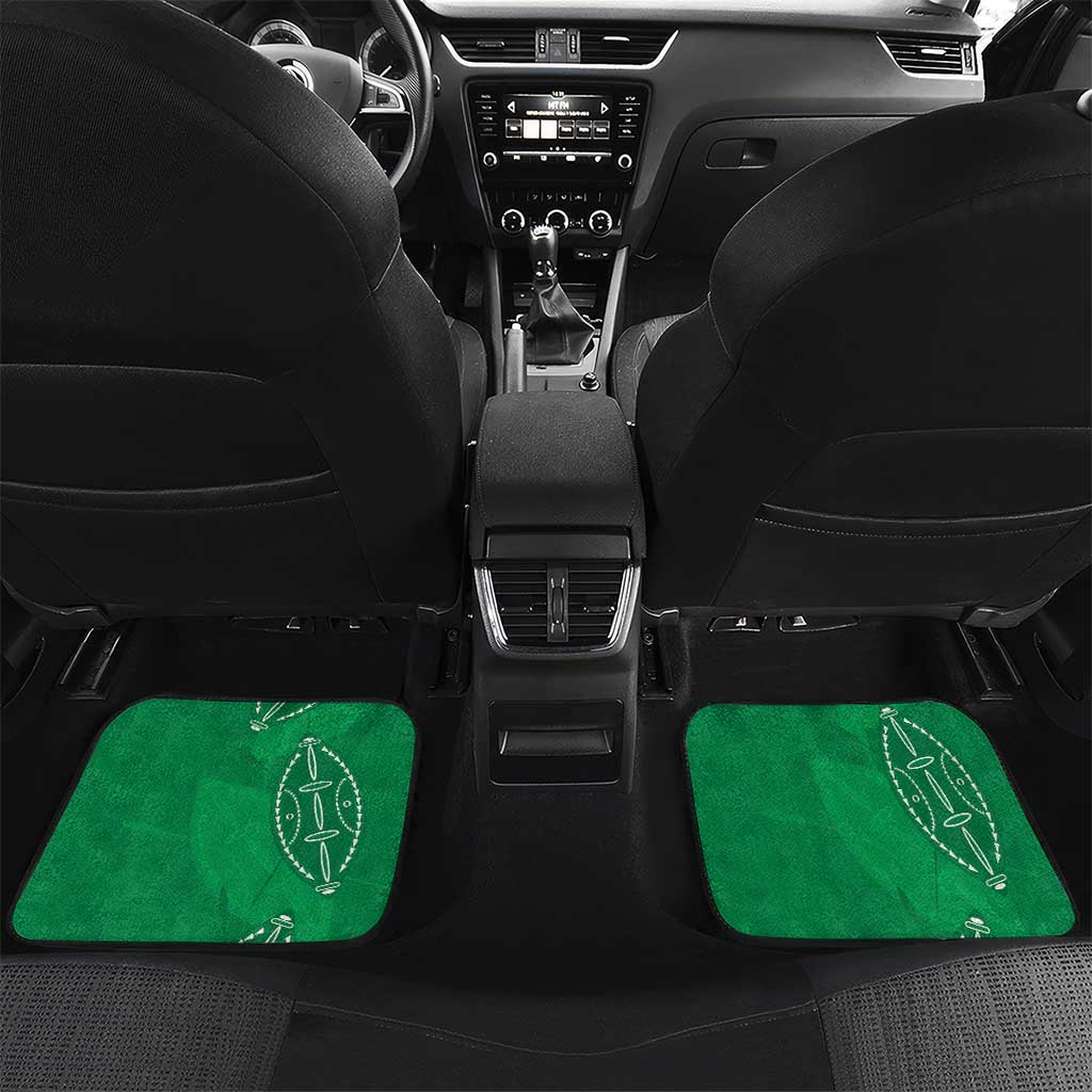 Jamhuri ya Kenya Rugby Car Mats Kenyan Shield Style - Green Color