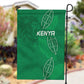 Jamhuri ya Kenya Rugby Garden Flag Kenyan Shield Style - Green Color