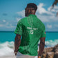 Jamhuri ya Kenya Rugby Custom Hawaiian Shirt Kenyan Shield Style - Green Color