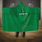 Jamhuri ya Kenya Rugby Hooded Blanket Kenyan Shield Style - Green Color
