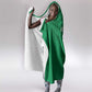 Jamhuri ya Kenya Rugby Hooded Blanket Kenyan Shield Style - Green Color