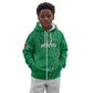 Jamhuri ya Kenya Rugby Custom Kid Hoodie Kenyan Shield Style - Green Color