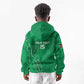 Jamhuri ya Kenya Rugby Custom Kid Hoodie Kenyan Shield Style - Green Color