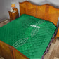 Jamhuri ya Kenya Rugby Quilt Kenyan Shield Style - Green Color