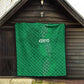 Jamhuri ya Kenya Rugby Quilt Kenyan Shield Style - Green Color