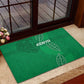 Jamhuri ya Kenya Rugby Rubber Doormat Kenyan Shield Style - Green Color