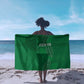 Jamhuri ya Kenya Rugby Sarong Kenyan Shield Style - Green Color
