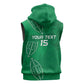 Jamhuri ya Kenya Rugby Custom Sleeveless Hoodie Kenyan Shield Style - Green Color - African Pride