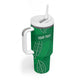 Jamhuri ya Kenya Rugby Custom Tumbler With Handle Kenyan Shield Style - Green Color