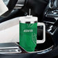 Jamhuri ya Kenya Rugby Custom Tumbler With Handle Kenyan Shield Style - Green Color