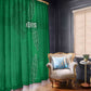 Jamhuri ya Kenya Rugby Window Curtain Kenyan Shield Style - Green Color