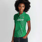 Jamhuri ya Kenya Rugby Custom Women Polo Shirt Kenyan Shield Style - Green Color