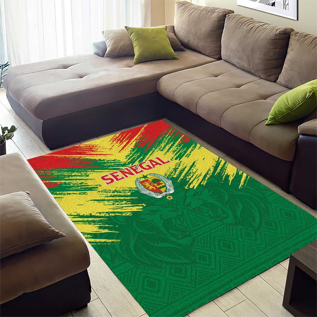 Senegal Rugby Area Rug Go Go Go !