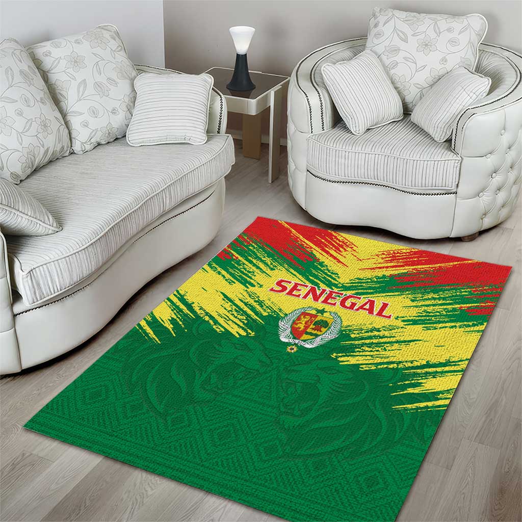 Senegal Rugby Area Rug Go Go Go !