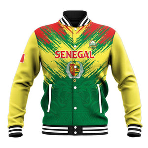 Senegal Rugby Custom Baseball Jacket Go Go Go !