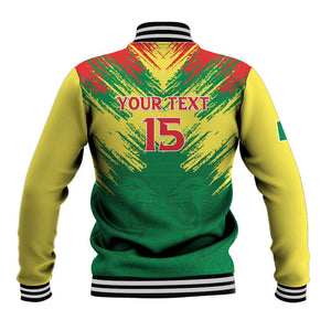 Senegal Rugby Custom Baseball Jacket Go Go Go !