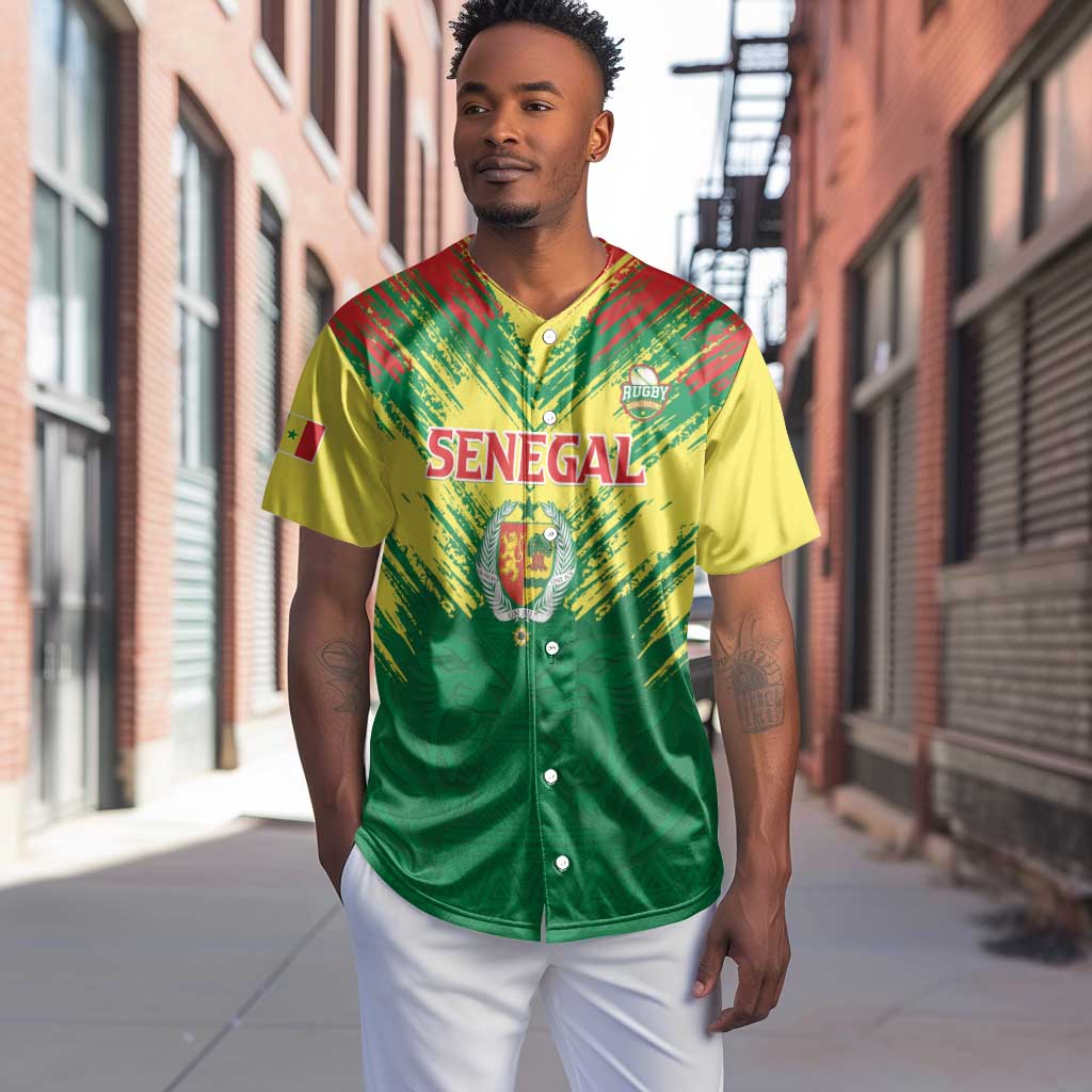 Senegal Rugby Custom Baseball Jersey Go Go Go !
